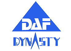 DAF logo tri blue